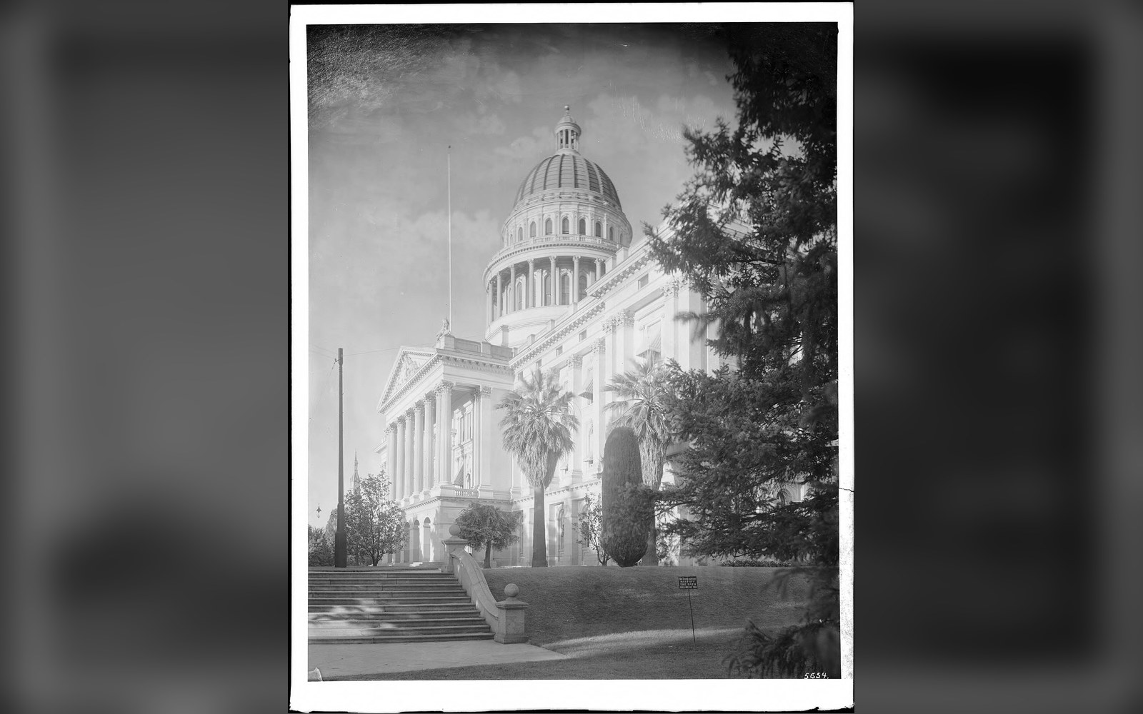 The exterior of the California State Capitol building in Sacramento on a clear day